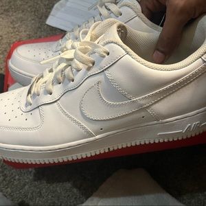 White Air Force ones
